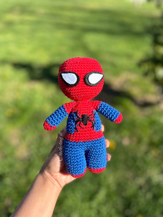Spiderman all'uncinetto
